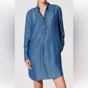LOFT Blue Denim Dress